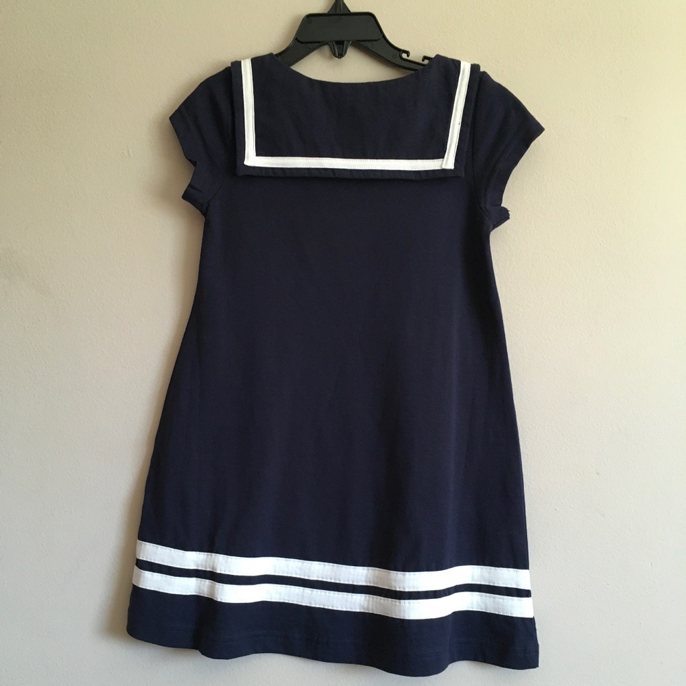 H&M Little Girl  Navy/white Sailor Dress size 2-4Y. - Picture 2 of 5
